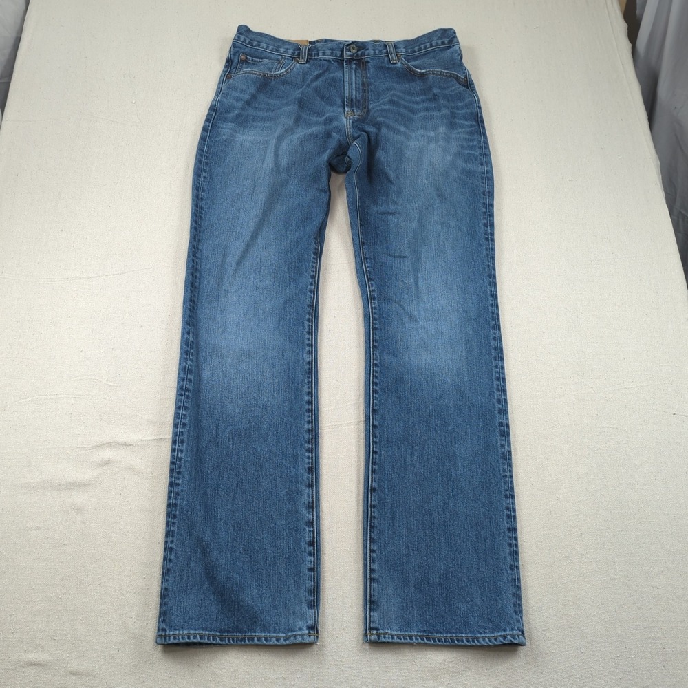Gap 1969 Jeans Mens 36x34 Blue Standard Straight Faded Casual Preppy